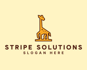 Tall Yellow Giraffe logo design