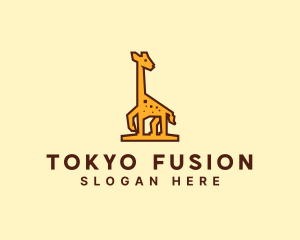 Tall Yellow Giraffe logo design