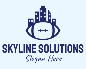 Skyline - City Skyline Football logo design