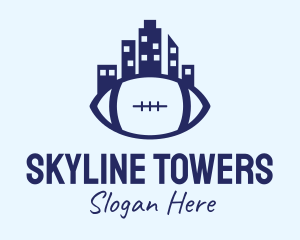 City Skyline Football logo design