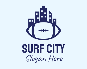 City Skyline Football logo design