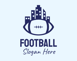 Tower - City Skyline Football logo design