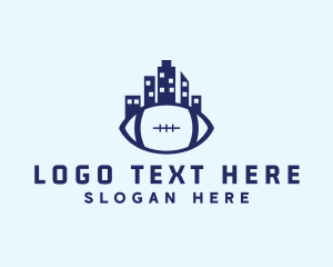 Skyline - City Skyline Football logo design