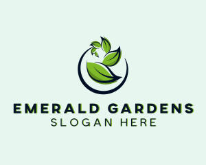 Natural Leaf Gardening logo design