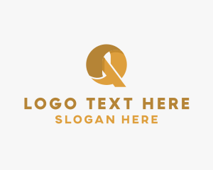 Modern Simple Letter Q  logo design