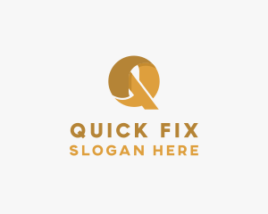 Modern Simple Letter Q  logo design