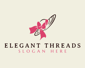 Fashion Ribbon Hat logo design