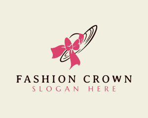 Fashion Ribbon Hat logo design