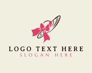 Accessory - Fashion Ribbon Hat logo design