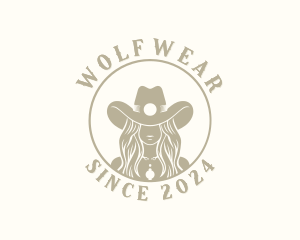 Western Cowgirl Rodeo Logo