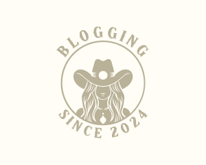 Female - Western Cowgirl Rodeo logo design