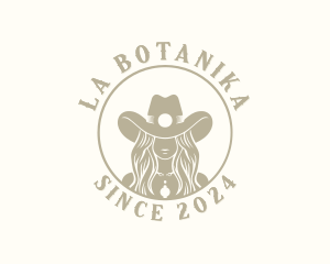 Wild West - Western Cowgirl Rodeo logo design