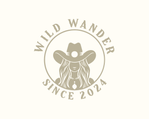 Western Cowgirl Rodeo logo design