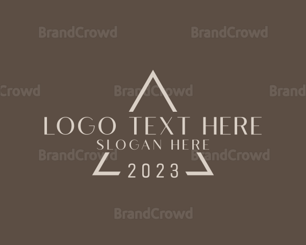 Stylish Triangle Business Logo