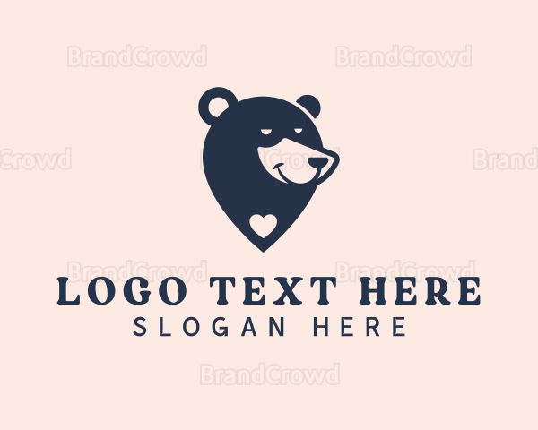 Bear Animal Safari Wildlife Logo