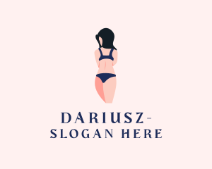 Woman Lingerie Underwear Logo