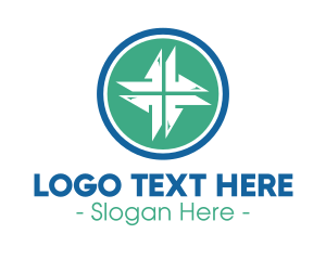 Religion - Modern Medical Cross logo design