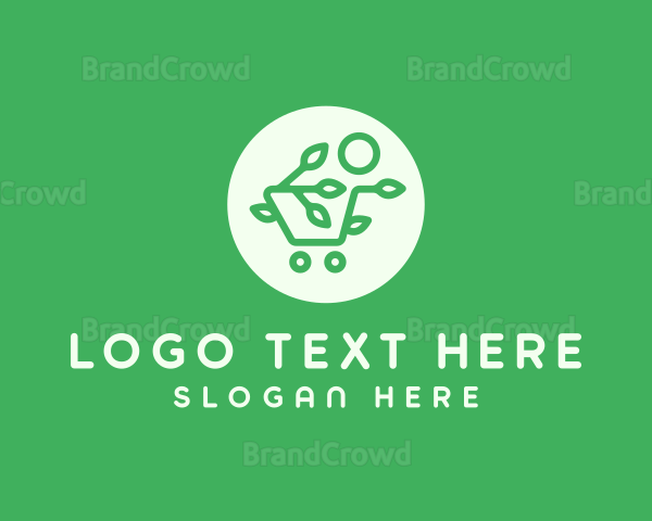 Eco Shopping Cart Logo