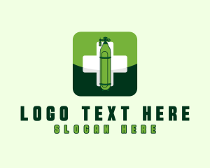 Hospital - Medical Oxygen Tank logo design