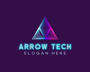 Tech Software Pyramid logo design