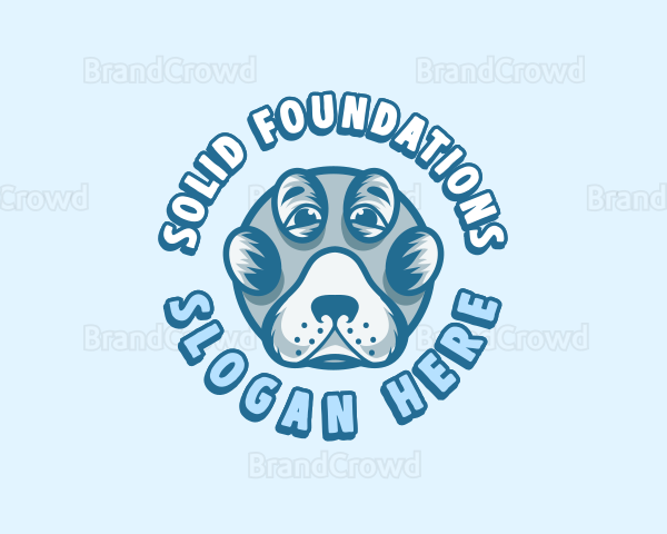 Animal Dog Paw Logo