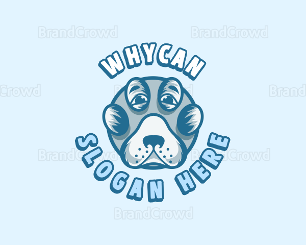 Animal Dog Paw Logo