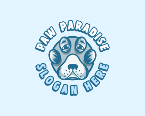 Animal Dog Paw logo design