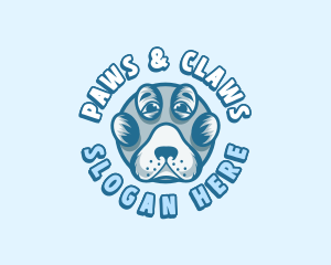 Animal Dog Paw logo design