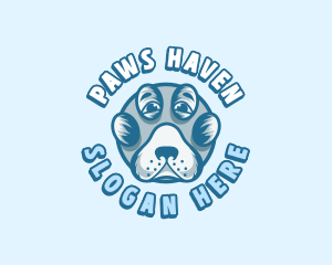 Animal Dog Paw logo design