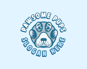 Animal Dog Paw logo design