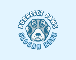 Animal Dog Paw logo design