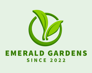 Organic Nature Garden  logo design