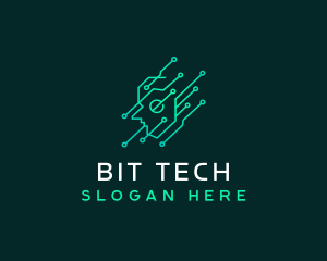 Brain Tech Technology logo design