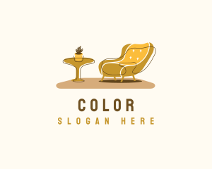 Decorators - Sofa Table Furniture logo design