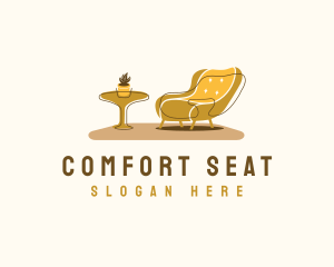 Sofa Table Furniture logo design