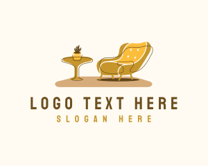 Couch - Sofa Table Furniture logo design