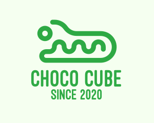 Wild - Green Wild Crocodile logo design