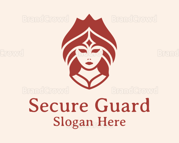 Ethnic Tribal Woman Logo