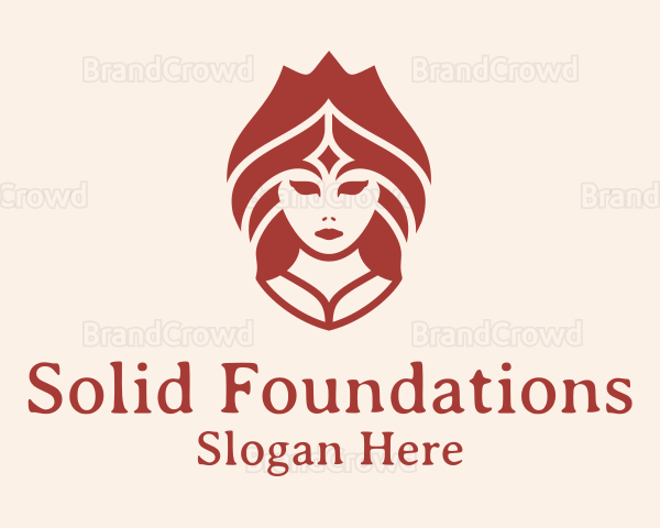 Ethnic Tribal Woman Logo