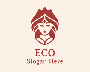Royalty - Ethnic Tribal Woman logo design