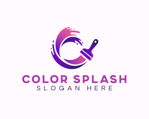 Paint Brush Refurbish logo design