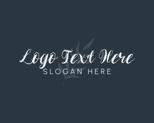 Eco - Simple Leaf Wordmark logo design