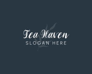 Simple Leaf Wordmark logo design