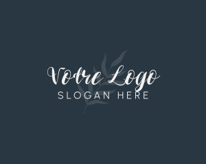 Personal - Simple Leaf Wordmark logo design