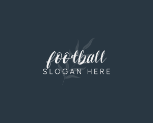 Vegan - Simple Leaf Wordmark logo design