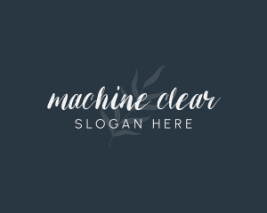 Clean - Simple Leaf Wordmark logo design