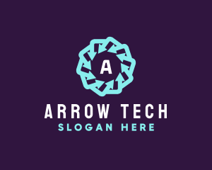  Arrow Software App logo design