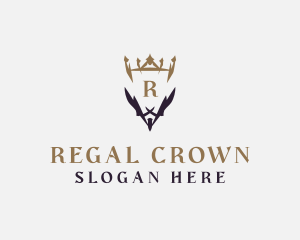 Crown Royalty Academy logo design