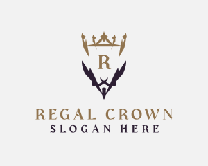 Crown Royalty Academy logo design