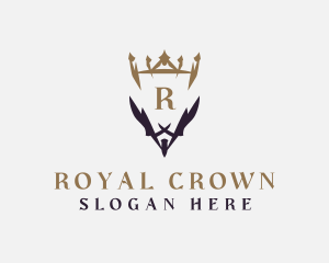 Crown Royalty Academy logo design